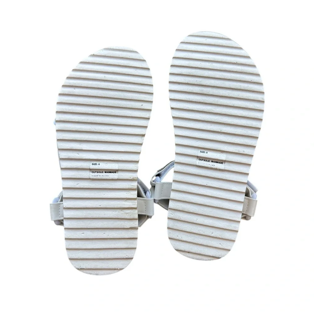 Olivia Miller Sahara Rhinestone Sandal White